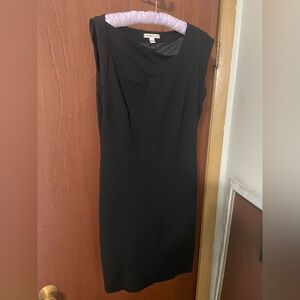 Mango Classic Black Midi Dress